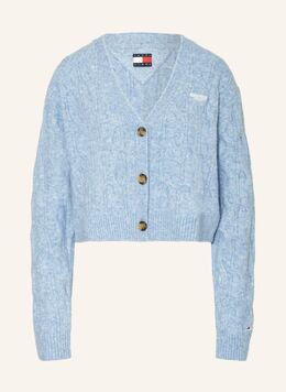 Tommy Jeans: Голубой кардиган 