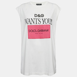 Dolce & Gabbana: Белая футболка  T