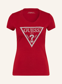 GUESS: Красная футболка 