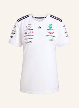 Adidas: Белая футболка 