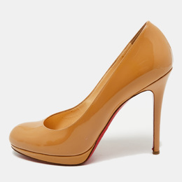 Christian Louboutin: Бежевые туфли 