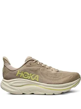 HOKA: Коричневые кроссовки 