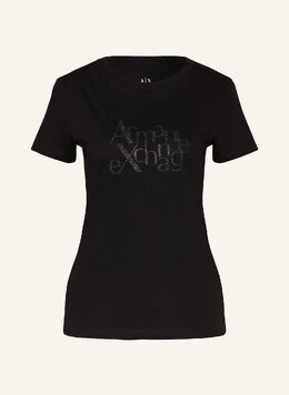 Armani Exchange: Чёрная футболка 
