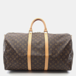 Louis Vuitton: Коричневая дорожная сумка  Keepall