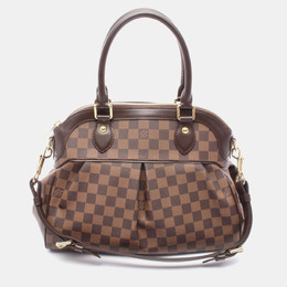 Louis Vuitton: Коричневая сумка 