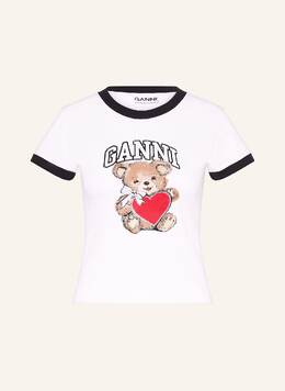 GANNI: Многоцветная футболка 