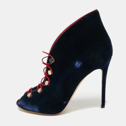 Gianvito Rossi: Синие ботинки 
