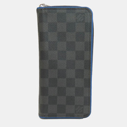 Louis Vuitton: Чёрный кошелёк  Zippy