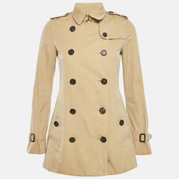 Burberry: Бежевый плащ  Kensington