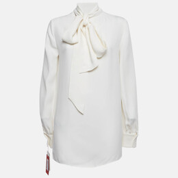 Valentino: Белая блуза 