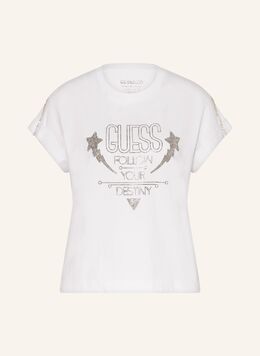 GUESS: Белая футболка 