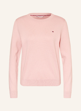 Tommy Hilfiger: Розовый свитер 