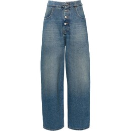 MM6 Maison Margiela: Джинсы на пуговицах 