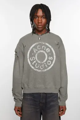 Acne Studios: Свитер с принтом 