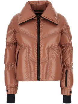Moncler Grenoble: Розовый пуховик 