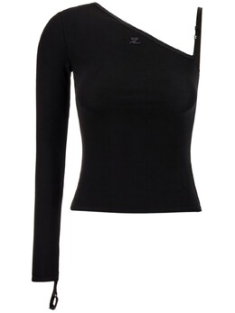 Courreges: Чёрный топ 
