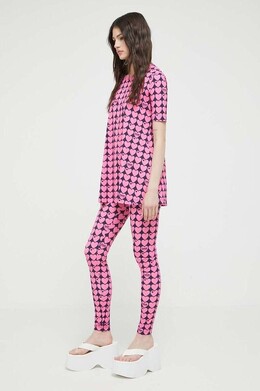 LOVE MOSCHINO: Розовая футболка 