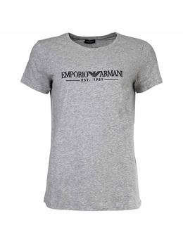 Emporio Armani: Меланжевая футболка 