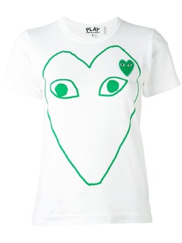 Comme des Garçons: Футболка с принтом 