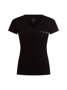 Armani Exchange: Чёрная футболка 
