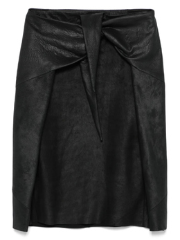 Rick Owens: Кожаная юбка 