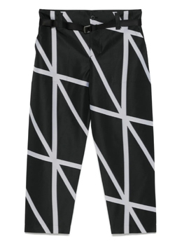 132 5. Issey Miyake: Жаккардовые брюки 