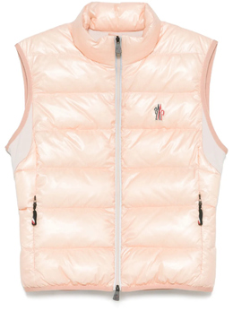 Moncler Grenoble: Розовый жилет 