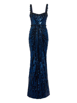Jenny Packham: Синее платье 