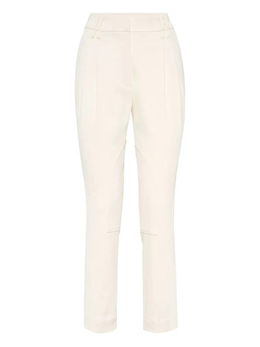 Brunello Cucinelli: Белые брюки 
