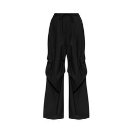 MM6 Maison Margiela: Чёрные брюки 