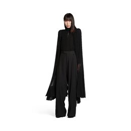 Balenciaga: Чёрные брюки 