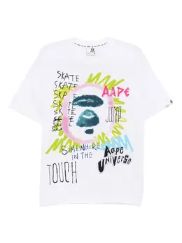 AAPE BY *A BATHING APE®: Футболка с принтом 