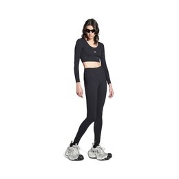 Balenciaga: Чёрные легинсы 