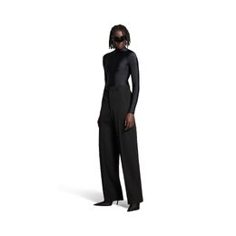 Balenciaga: Чёрные брюки 