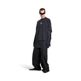 Balenciaga: Короткая футболка 
