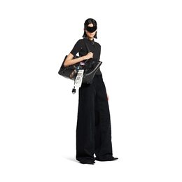 Balenciaga: Чёрные брюки 