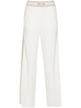 Elisabetta Franchi: Белые брюки 