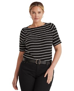Lauren Ralph Lauren: Хлопковая футболка 
