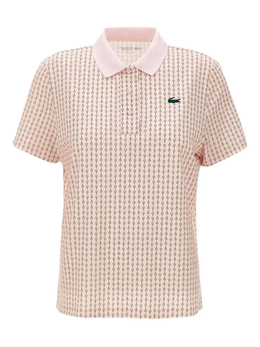 Lacoste: Розовая футболка 