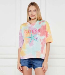 GUESS: Футболка оверсайз 