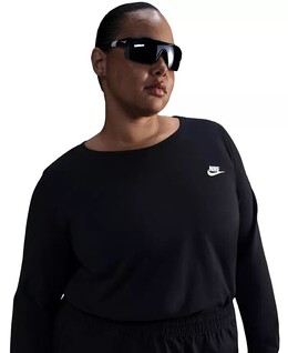 Nike: Футболка  Sportswear Club с длинным рукавом
