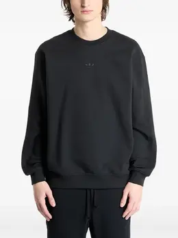 adidas: Чёрный свитшот 