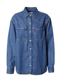 Levi's: Синяя блуза 