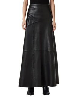 Allsaints: Кожаная юбка 