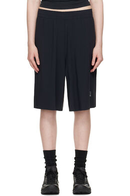 MM6 Maison Margiela: Чёрные шорты 