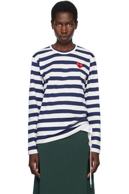 Comme Des Garçons Play: Футболка  Play с длинным рукавом