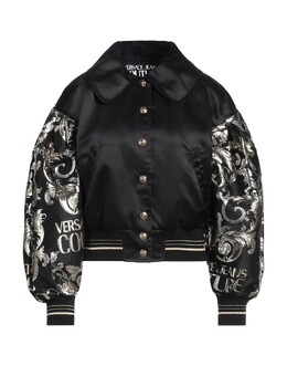 Versace Jeans Couture: Чёрная куртка 
