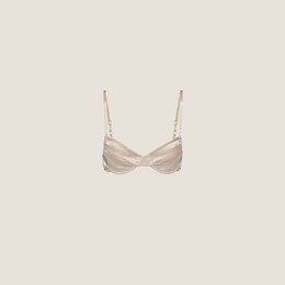 Miu Miu: Бежевый бюстгальтер 