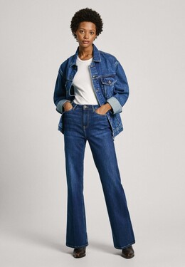 Pepe Jeans: Расклешённые джинсы 