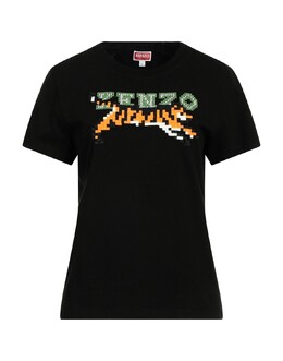 Kenzo: Чёрная футболка 
